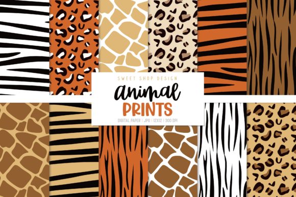 Digital Paper Animal Safari Prints: A Versatile Resource for Creative Projects