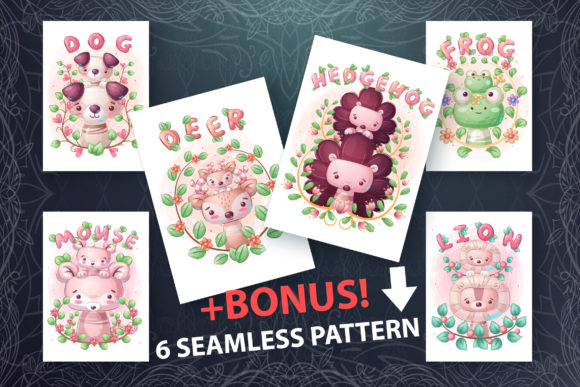 Set Cute Animal: A Playful Addition to Your Creative Workflow