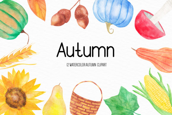 Watercolor Autumn Illustrations: A Versatile Creative Resource