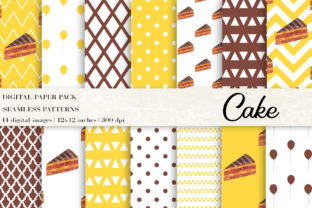 Watercolor Cake Digital Papers