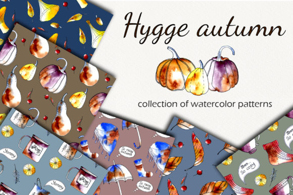 Watercolor Collection Hygge Autumn