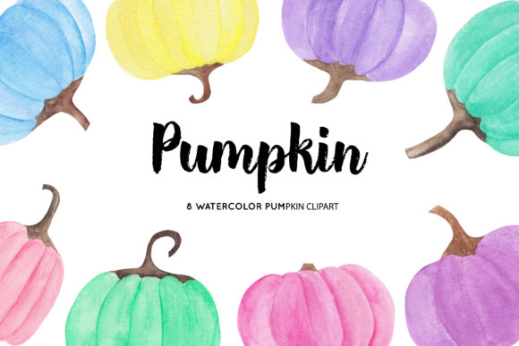 Watercolor Pumpkin Illustrations: A Versatile Artistic Resource