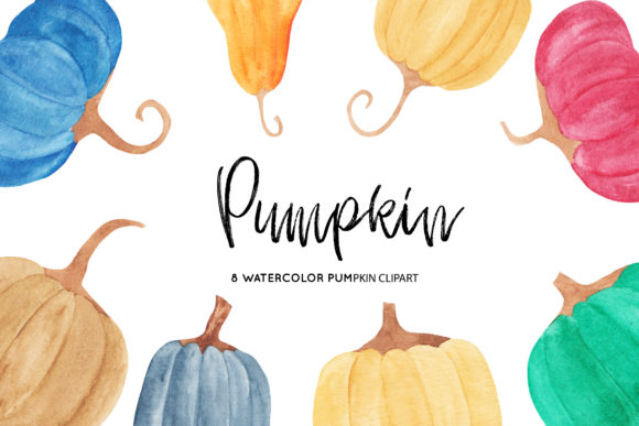 Watercolor Pumpkins Illustrations: A Creative Resource for Artists and Designers
